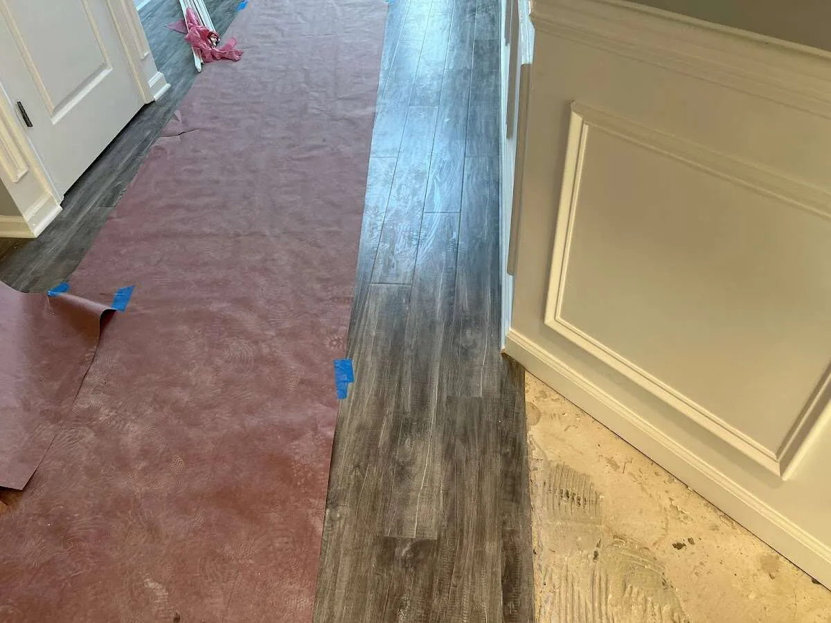 Completed marble shower restoration in Parkwood